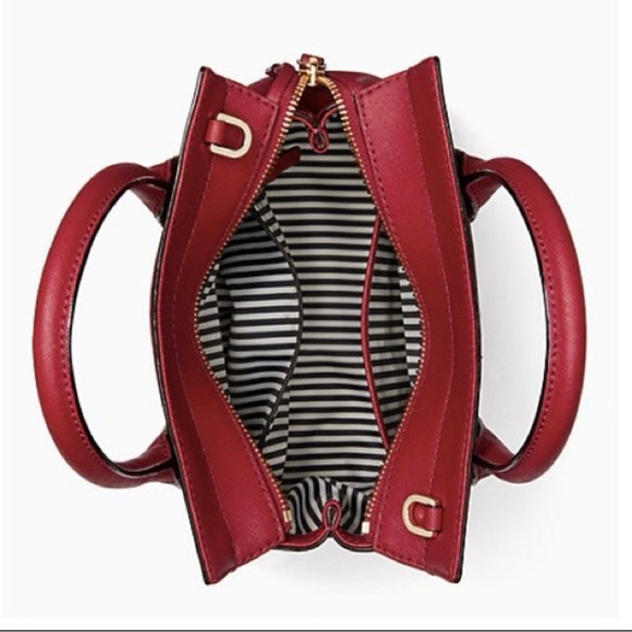 GUC Kate spade | Cameron Street Mini Candace Satchel Crossbody, Burgundy - Picture 9 of 16